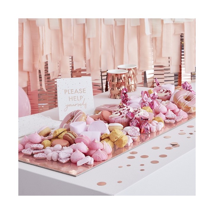 Ginger Ray Roségold Anrichteboard Kit 11-teilig Ginger Ray Roségold Anrichteboard Kit 11-teilig