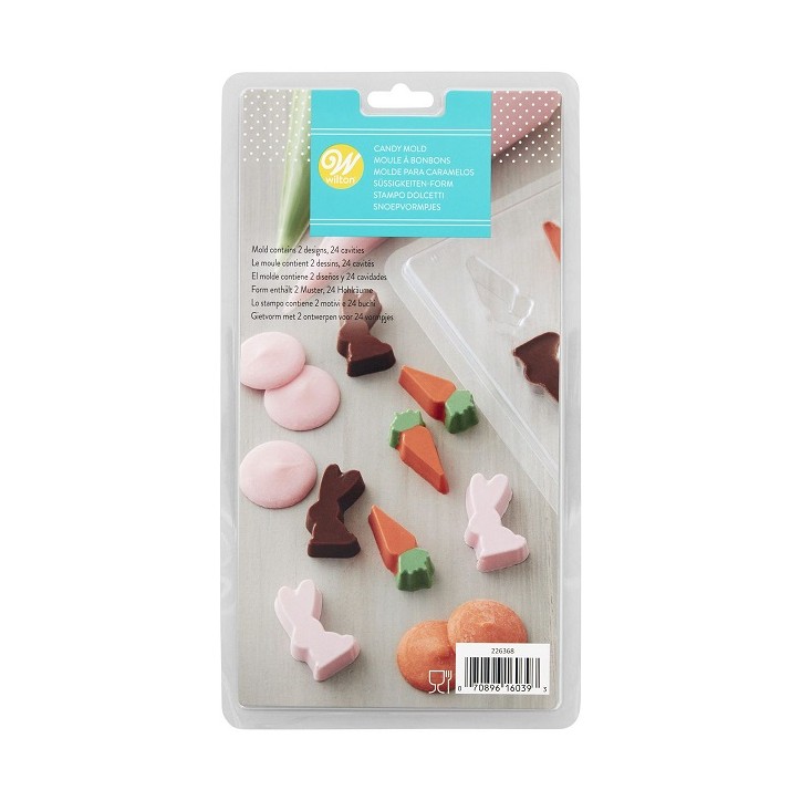 Wilton Mini Bunny & Carrot Chocolate Mold