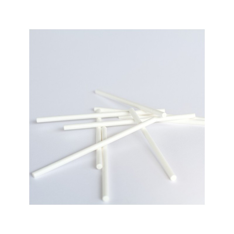 Bakeria 10cm Paper Cake Pop Sticks White, 25 pcs