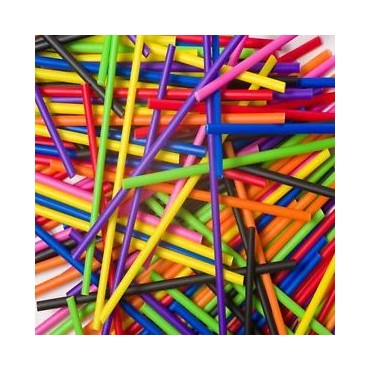 6inch Rainbow Coloured Plastic Cake Pop Lollipop Sticks 25 pcs