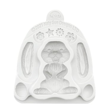 Katy Sue Silicone Mold Easter Bunny 66mm CS-CF0021