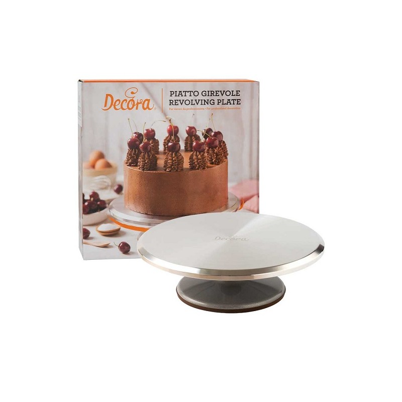 Decora Aluminium Cake Turntable, 31x9.5cm