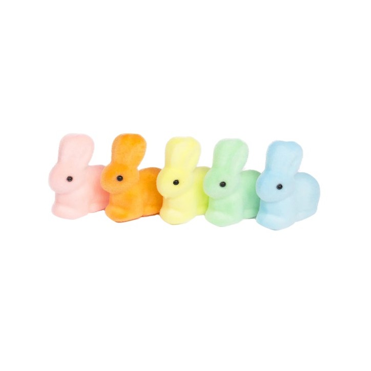 Talking Tables Pastel Rainbow Bunnies Pack of 5 Talking Tables Pastel Rainbow Bunnies Pack of 5