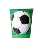Unique Party Soccerball Cups, 8 pcs