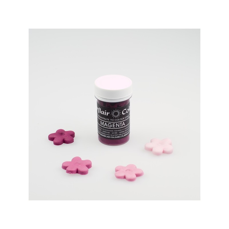 Sugarflair Pastel Paste Colour - Magenta, 25g