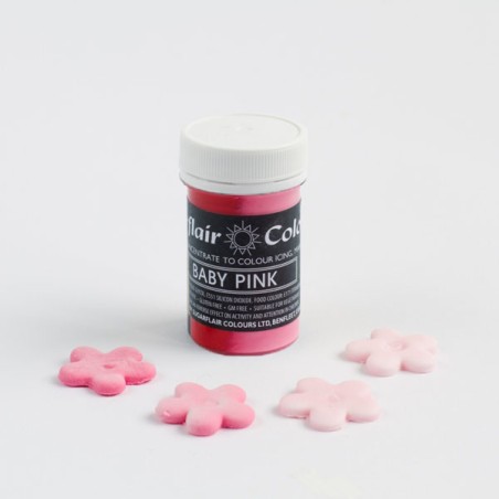 Sugarflair Baby Pink Pastell Lebensmittelfarbe 25g