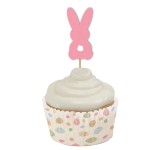 Anniversary House Oster Bunny Cupcake Topper, 12 Stück