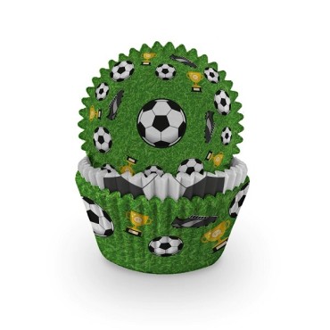 Anniversary House Cupcake Liners Soccer 75 Pieces AH-J143