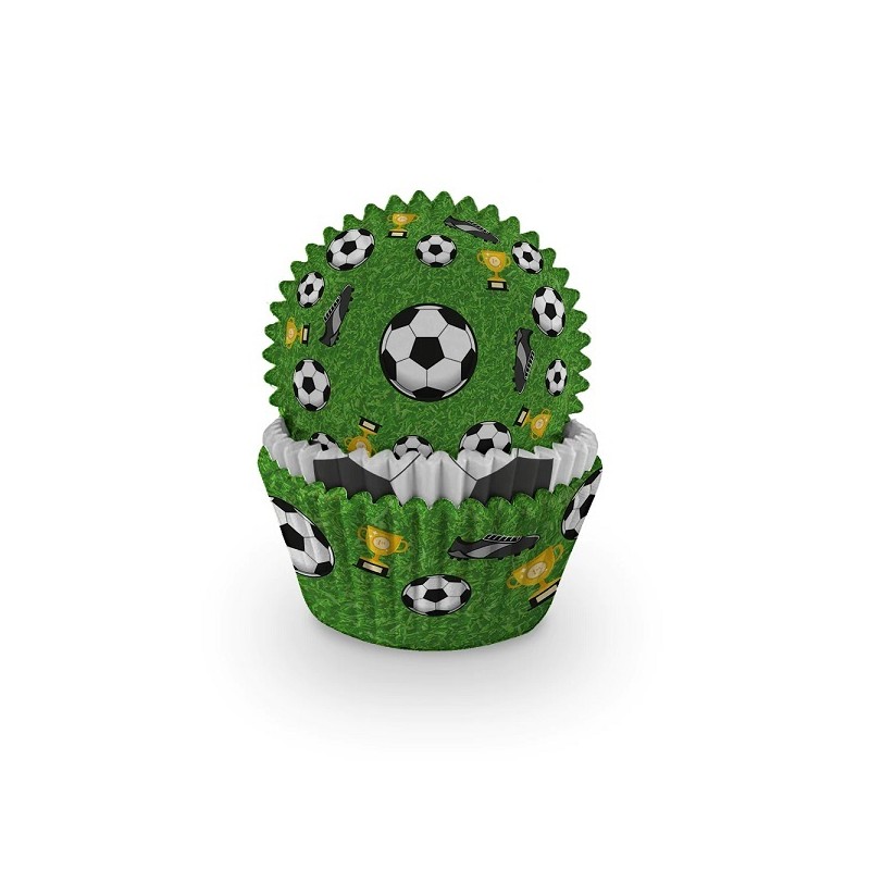 Anniversary House Soccer Cupcake Cases, 75 pcs