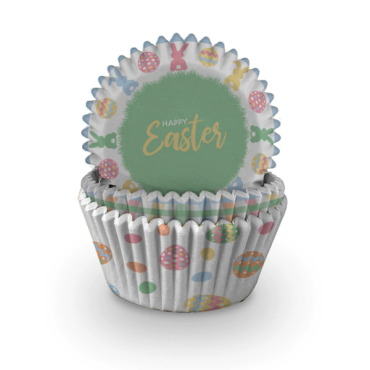 Anniversary House Cupcakeförmchen Happy Easter 75 pieces AH-J128