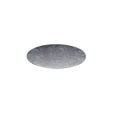 12.5cm Cake Plate Silver - 8720143518201 - FunCakes Cake Board Round Ø125mm
