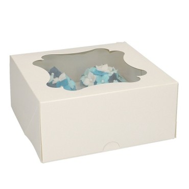 FunCakes Cupcake Box 4 - White pk/3 - 8720143519123