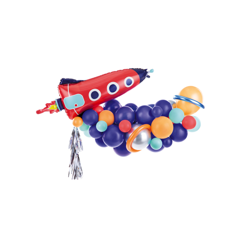 PartyDeco Rocket Balloon Garland Kit, 154cm