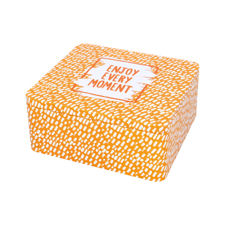 Birkmann Gebäckdose Enjoy Every Moment Orange Birkmann Gebäckdose Enjoy Every Moment Orange