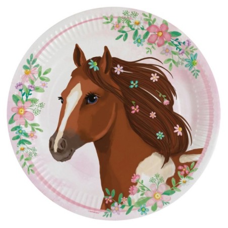 Horse Party Plates - Beautiful Horses Party Collection by Amscan