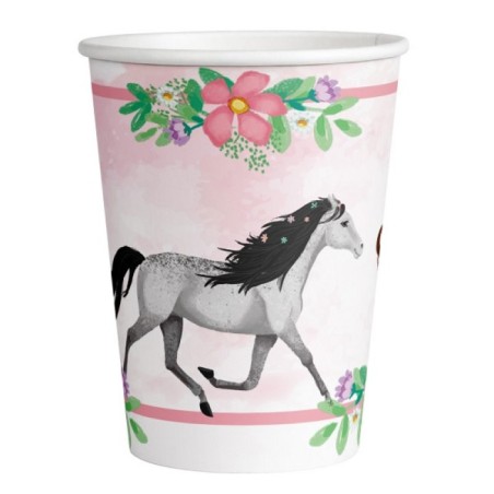Horse Party Tableware - Beautiful Horses Party Cups - Horse Party Supplies