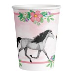 Amscan Beautiful Horses Cups, 8 pcs