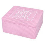 Birkmann Pink Tin Box SWEET HOME, 21x19x9cm