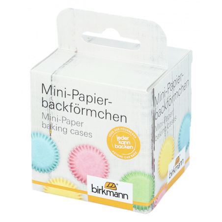 Birkmann Mini Cupcake Papierförmchen Pastell 45mm EH-7590581