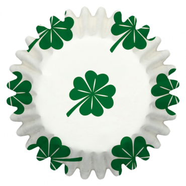 Mini Cupcake Liners Luck Clover 4.5cm 100 Pieces Birkmann 444898