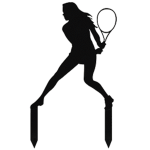 Modecor Tortenfigur Tennisspielerin, 12cm