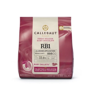 Callebaut Chocolate Callets Ruby 47.3% 400g CS-CB645859