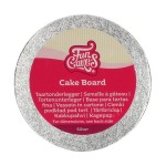 4mm Round Cake Board Silver, 10cm