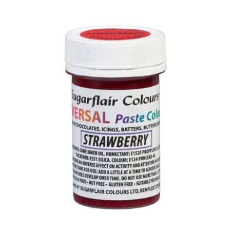 Sugarflair Universal Paste Color Strawberry Red 22g CS-A6606