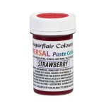 Sugarflair Universalpastenfarbe STRAWBERRY - Erdbeer Rot, 22g