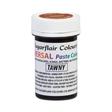 Sugarflair Universal Paste Color Tawny 22g CS-A6609