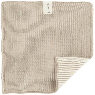 IB Laursen Wash Cloth Knitted Grey 25x25cm IB-6384-16