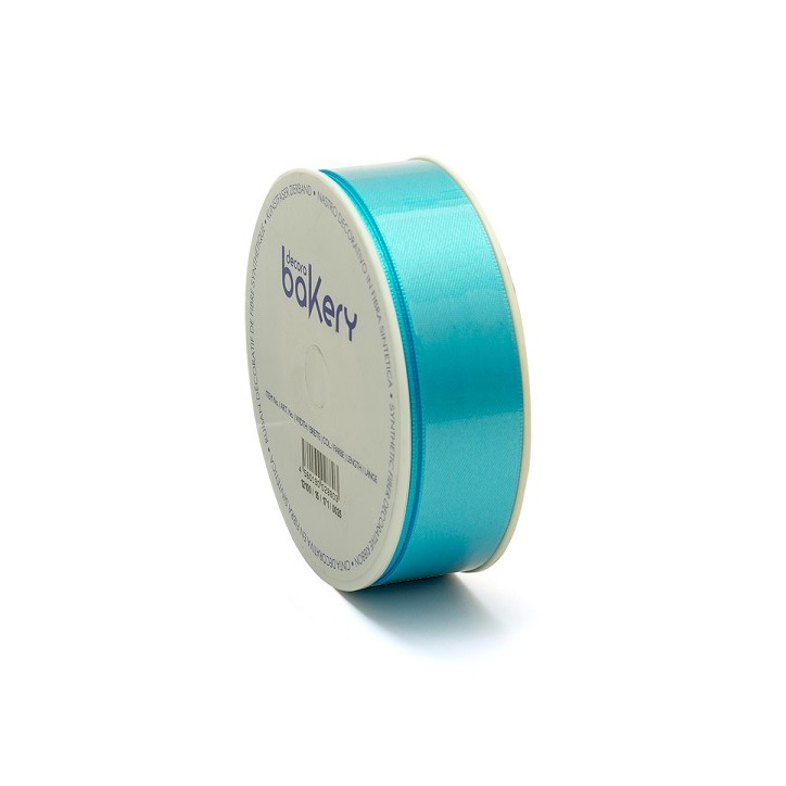 Decora Satinband Azure-Türkis 25mm x 25m Decora Satinband Azure-Türkis 25mm x 25m