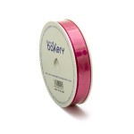 Decora Double Satin Ribbon Fuchsia, 15mm x 25m