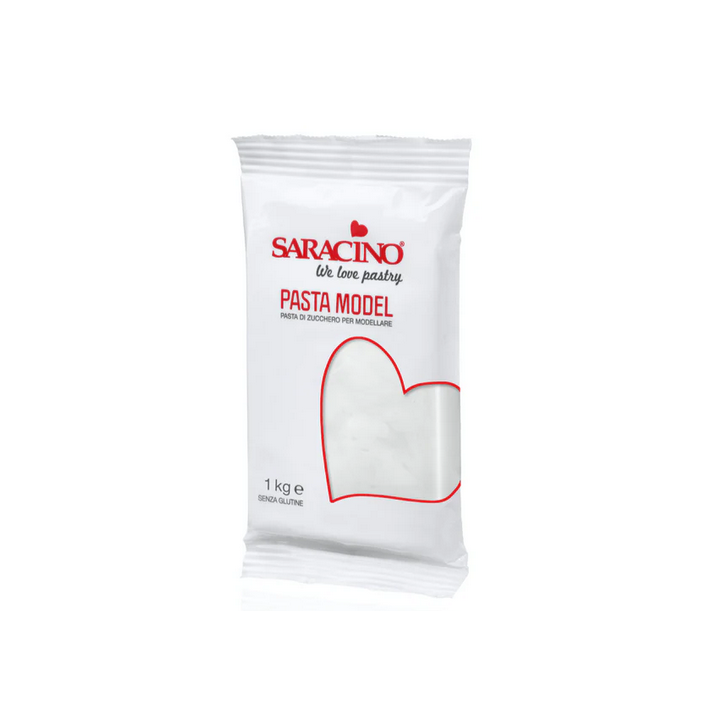 Saracino Modelling Paste White 1kg – Professional Sugar Flower & Figure Paste