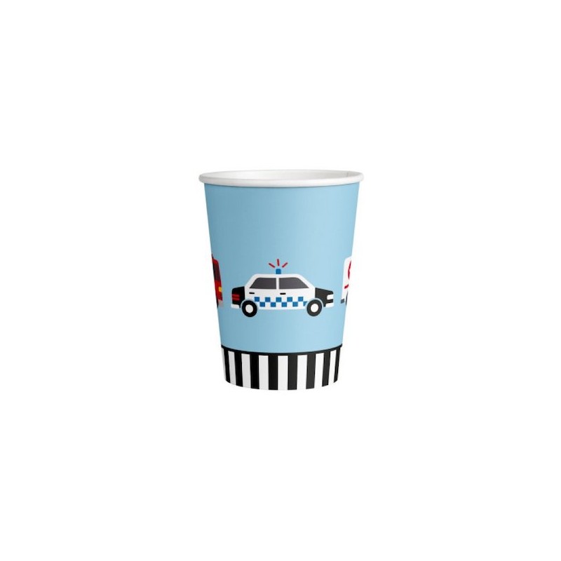 Amscan On the Road Cups, 8 pcs