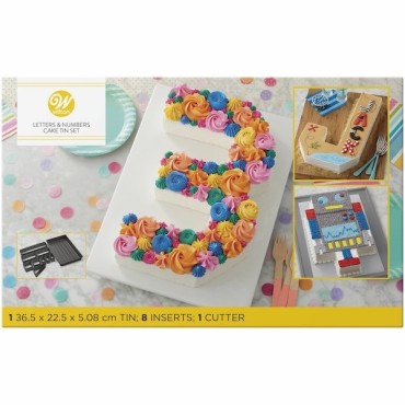 Wilton Cake Pan Numbers and Letters Countless Celebrations