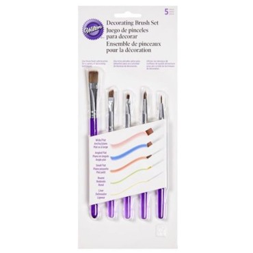 Wilton Decorating Brush Set 5-Pieces CS-02-0-0019