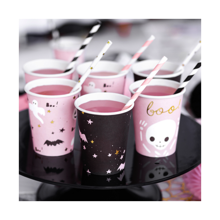 PartyDeco Halloween Boo Paper Cups 6pcs – Halloween Party Cups
