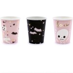 PartyDeco Halloween Boo! Party Cup, 6 pcs