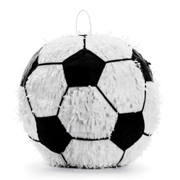 PartyDeco Soccer Ball Pinata 35cm Black-White PD-PIN12