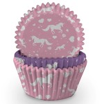 Anniversary House Unicorn Cupcake Cases Pink, 75 pcs
