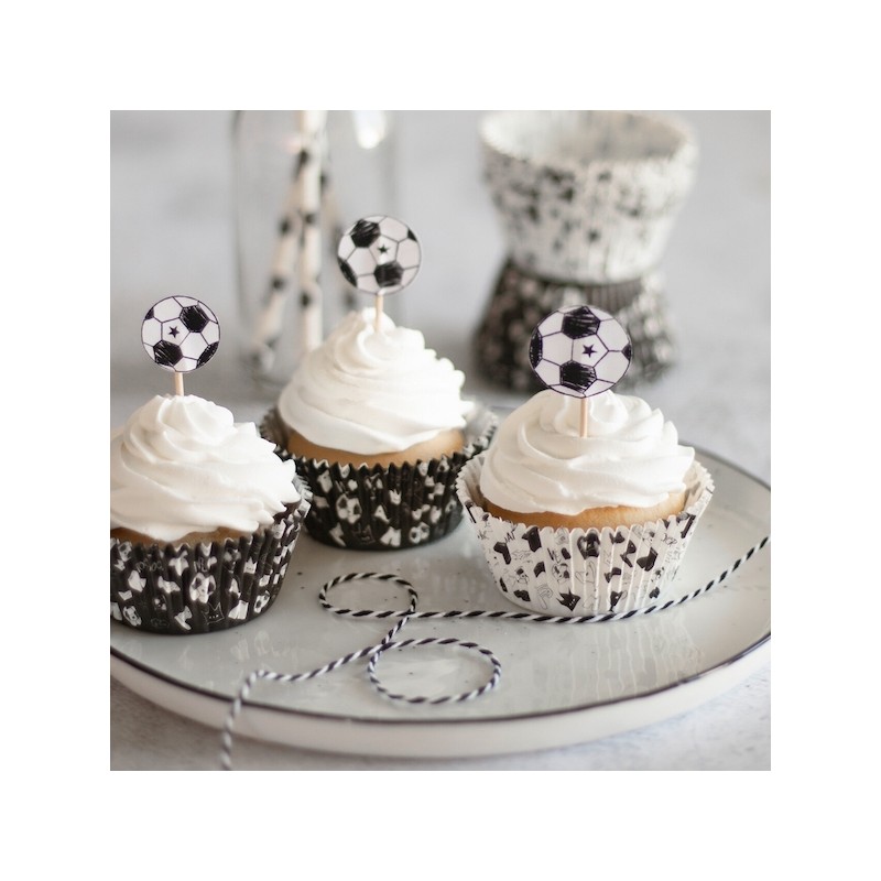 Städter Baking Paper Cups Soccer, 50 pcs