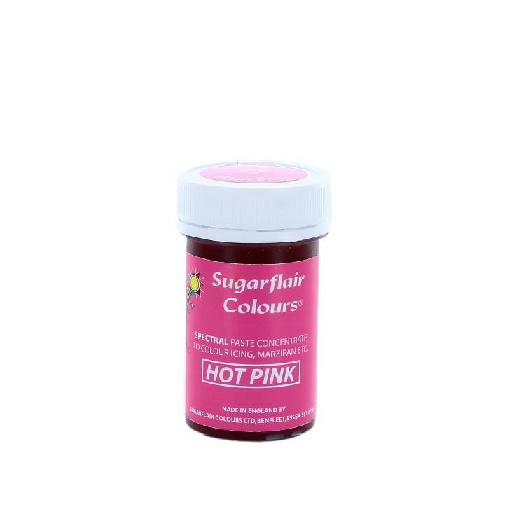 Sugarflair Hot Pink Food Colour Paste 25g – Professional Pink Gel Colour