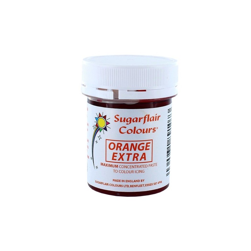 Sugarflair Max Concentrated Paste Colour Orange Extra, 42g