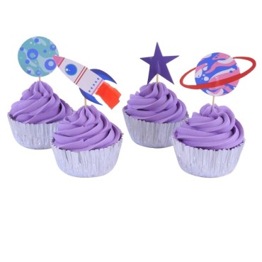 PME Cupcake Set Out of this World Space 24 Pieces PME-CUT24