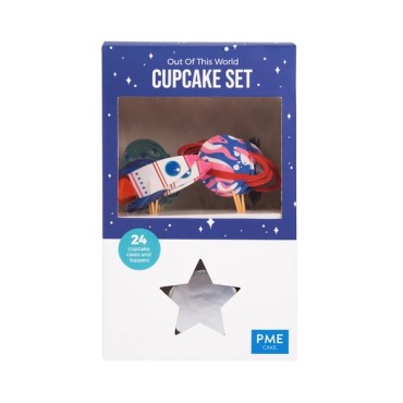 PME Cupcake Set Weltall Out of this World 24 Stück PME-CUT24