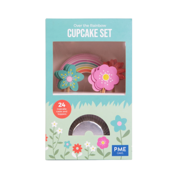 PME Cupcake Set Over The Rainbow 24 Pieces PME-CUT25