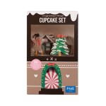 PME Cupcake Set Gingerbread Dorf, 24 Stück