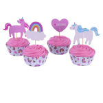 PME Cupcake Set I love Unicorns, 24 pcs