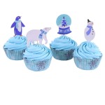 PME Cupcake Set Let it Snow, 24 pcs